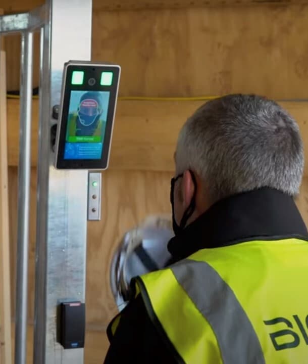 AI-powered video analytics dashboard showing object detection