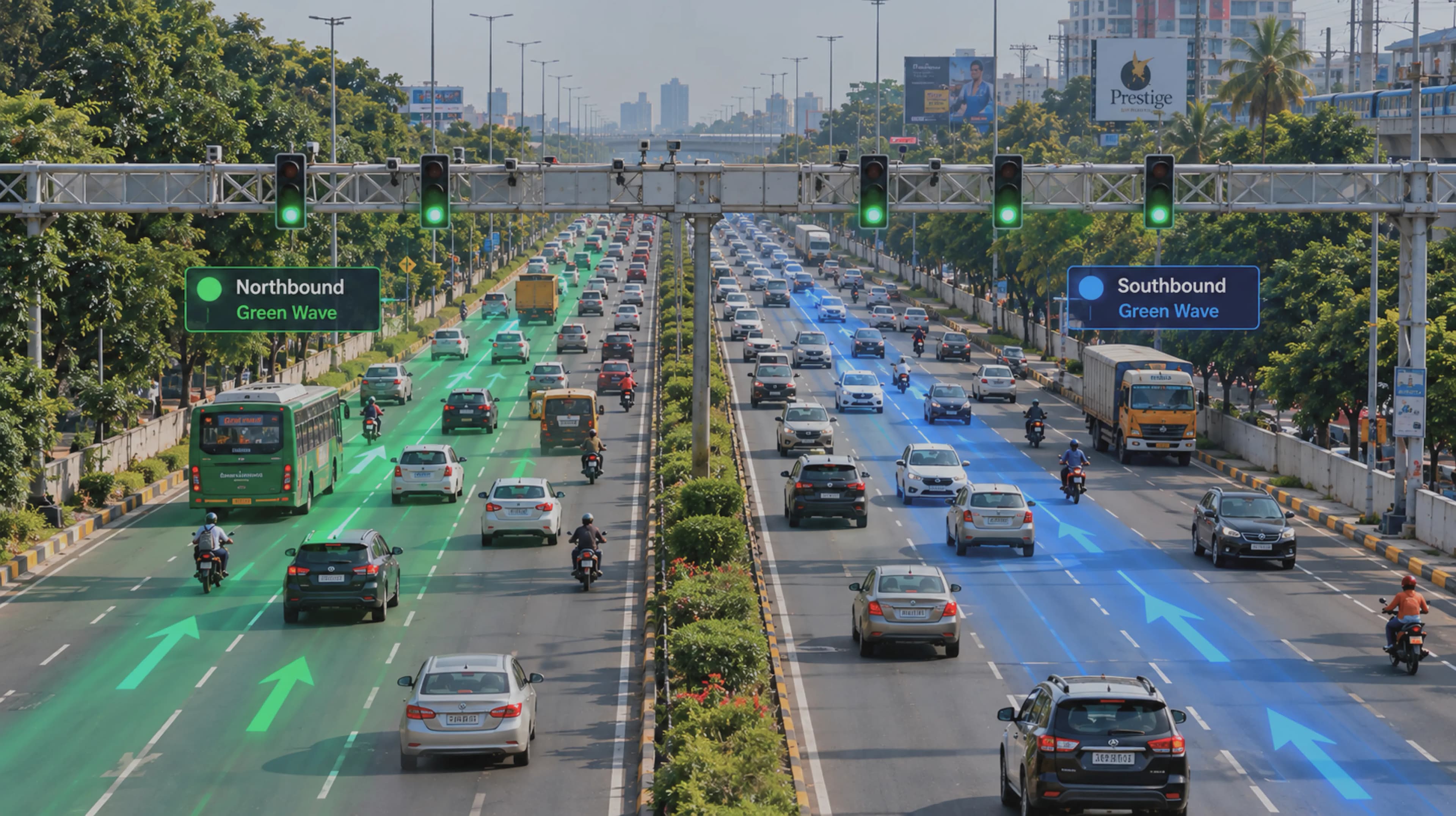 Bidirectional Traffic Signal Coordination