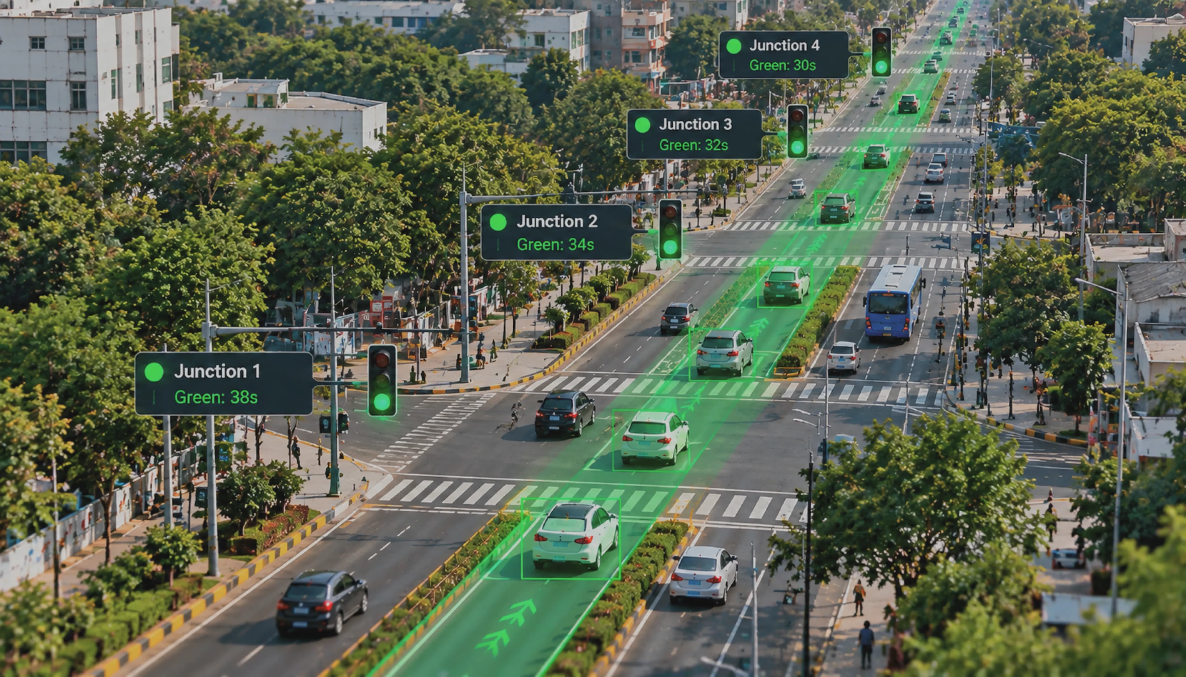 Green Wave Traffic Signal Coordination