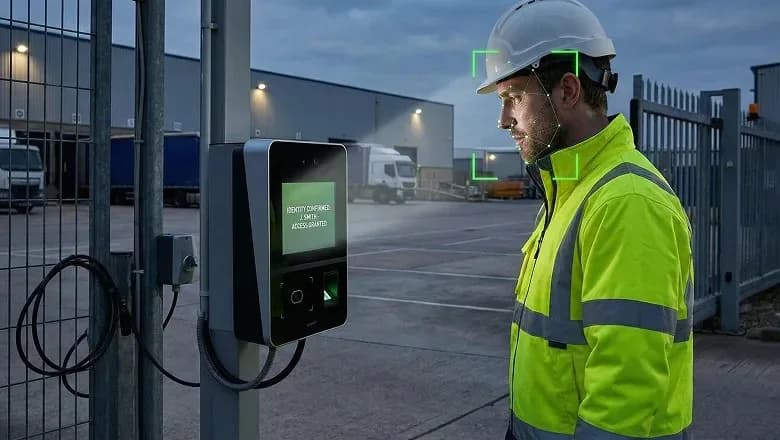 Worker verified at entrance