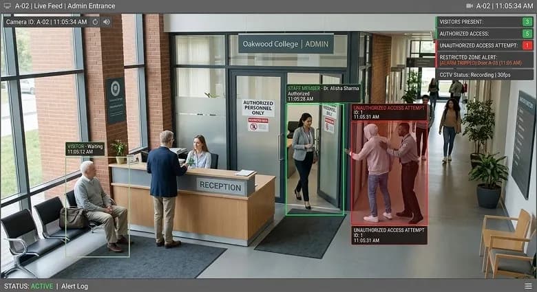 Unauthorized entry detection system